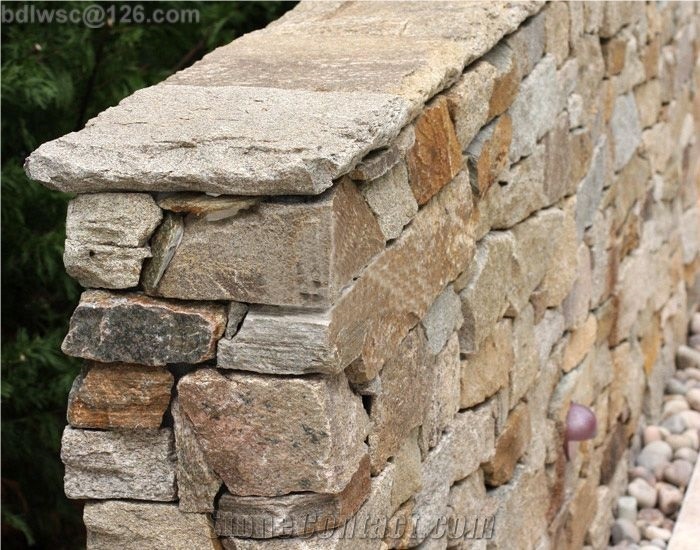 Stone Cladding,Lw-014 Yellow Granite Building & Walling