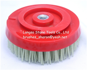 Snail Lock Diamond Brush/Marble Granite Glass Abrasive Tools/Abrasive Grinding Microcrystal Stone Brush