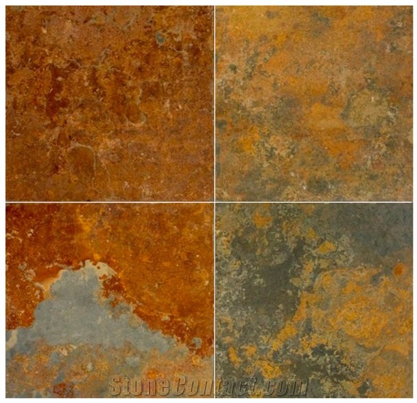Multicolor Rustic Slate Tiles