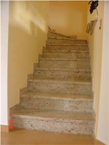 Ivory Pink Granite Stairs