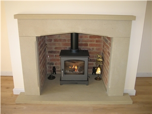 Bath Stone Limestone Design Fireplace