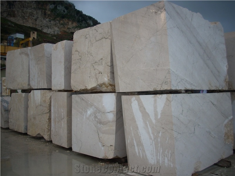 Breccia Marina Light Marble Blocks, Italy Beige Marble