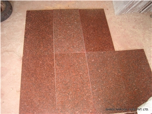 Raj Red Granite Slabs & Tiles, India Red Granite