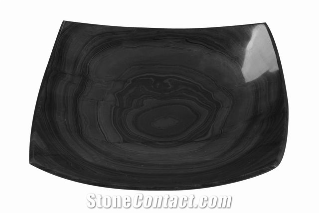 Black Wooden Marble Vanity Basin,sink