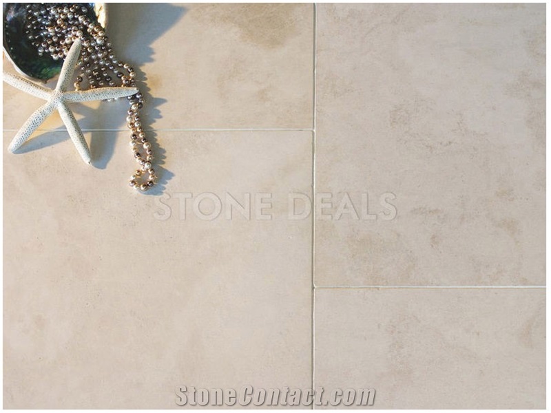 Applestone Limestone - Honed Floor Tiles, Turkey Beige Limestone