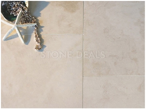 Applestone Limestone - Honed Floor Tiles, Turkey Beige Limestone