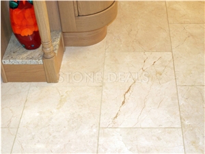 Crema Marfil Classico Marble - Honed Tiles, Spain Beige Marble
