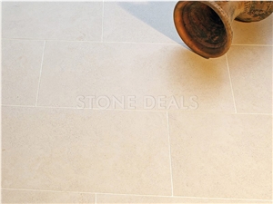 French Beige Limestone - Brushed Tiles
