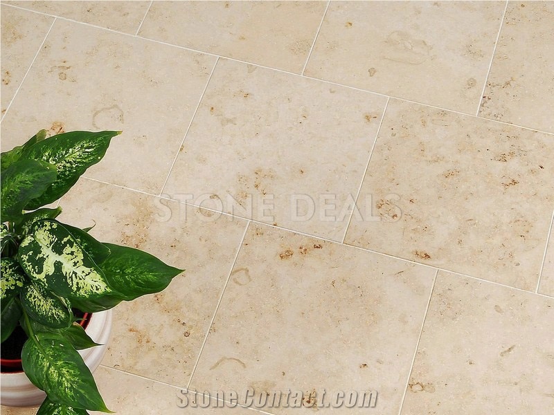 Jura Beige Limestone - Honed Floor Tiles