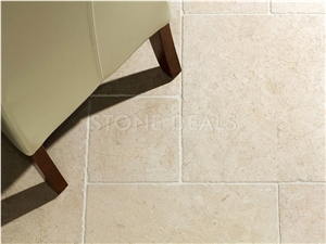 Lotus Beige Marble Tumbled French Pattern