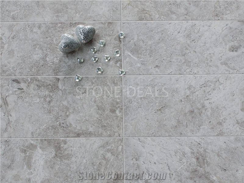 Silver Shadow Marble - Polished Tiles, Turkey Grey Marble