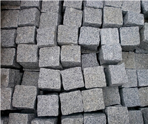 China Grey Granite Cube Stone, G603 Grey Granite Cube Stone