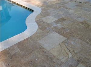 Perlato Maltese Limestone Pool Coping, Malta Stone Pool Coping, Malta Stone Beige Limestone Pool Coping