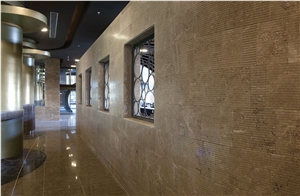 Mugla Noce Travertine Hotel Wall and Floor Aplication
