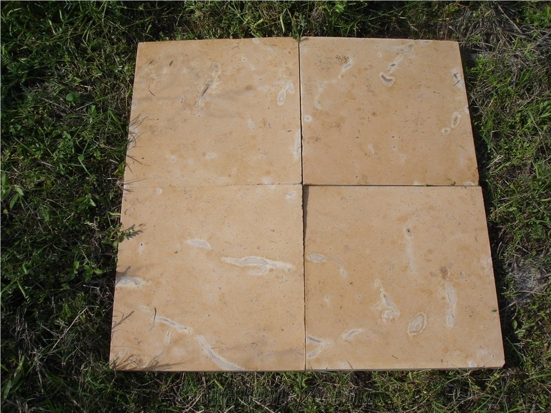 New Germany Beige Limestone Tiles Popular Material for European Market