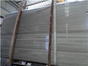 Wooden Grey Marble Polihsing Slabs, Grey Wood Grain Marble