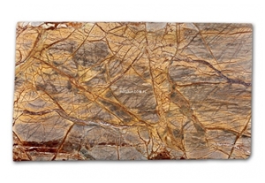 Rain Forest Brown Marble Tiles, India Brown Marble