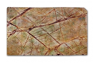 Rain Forest Green Marble Tiles, India Green Marble