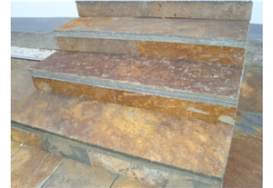 Rust Slate Stairs and Steps