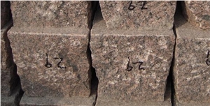 G352 Red Cube Stone,G352 Granite Cobblestone