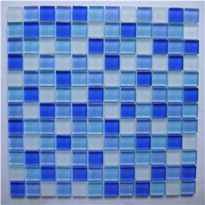 High Quality Glass and Marble Mosaic Tile (HCM-X-041)