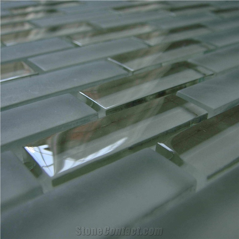 High Quality Glass and Marble Mosaic Tile (HCM-X-052)