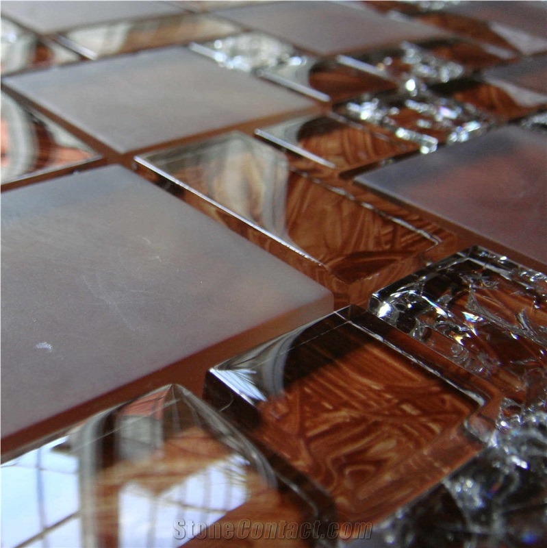 High Quality Glass and Marble Mosaic Tile (Hcm-X-058)