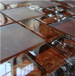High Quality Glass and Marble Mosaic Tile (Hcm-X-058)