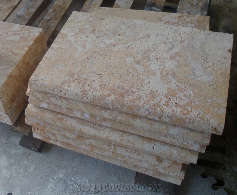 Coralina Red Coral Stone Pool Coping