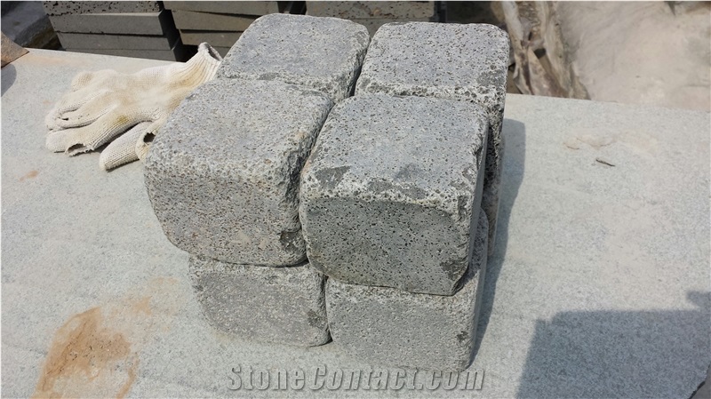 Andesite Stone Grey Basalt Cobble Stone
