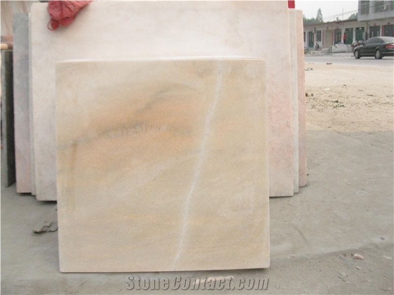 China Bianco Rosa Marble Tile, China White Marble