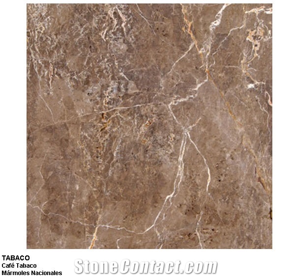 Cafe Tabaco Marble Tiles, Mexico Brown Marble