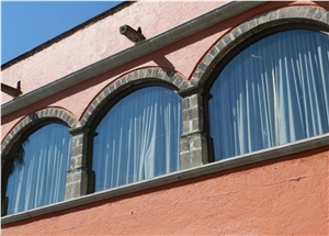 Gris Cantera Window Arches, Gris Cantera Window Sills, Window Surround