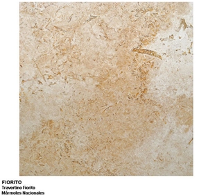 Travertino Fiorito Travertine Slabs & Tiles, Mexico Beige Travertine