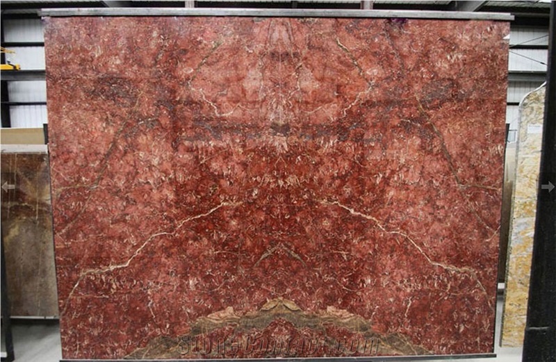 Rosso Impero Marble Slabs