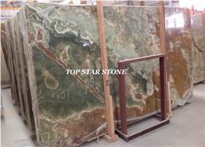 Dark Green Onyx Slabs & Tiles