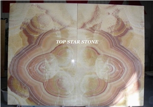 Rainbow Bookmatch Slabs Onyx Slabs & Tiles