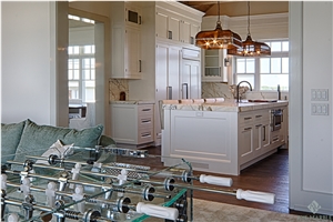 Calacatta Paonazzo Marble Kitchen Countertop, Backsplash, Paonazetto Bianco White Marble Kitchen Countertops