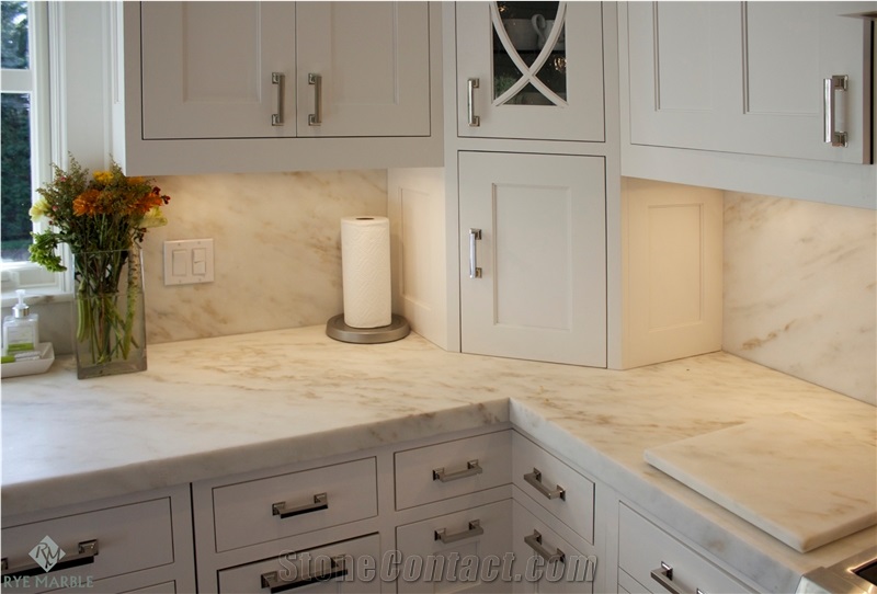 Imperial Danby Marble Honed Mamaroneck Country Kitchen