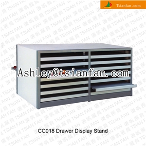 Cc018 Stone Display Stand,stone Sample Stand, Drawer Displays, Drawer Stone Stand