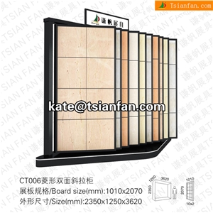 Ct006 Fashional Single Side Metal Ceramic Display Stand