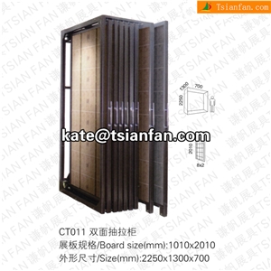 Ct011 Chinese Black White Granite Display Shelf