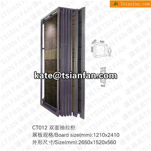 Ct012 Mdf Boards Steel Display Stands for Tile Manufacturer