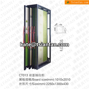 Ct013 Excellent Metal Sliding Tile Display Stands