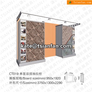 Ct019 Granite Sample Display Rack Stand