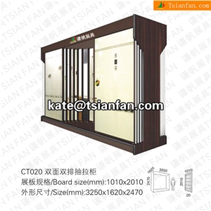 Ct020 Ceramic Tiles Mdf and Metal Display Rack