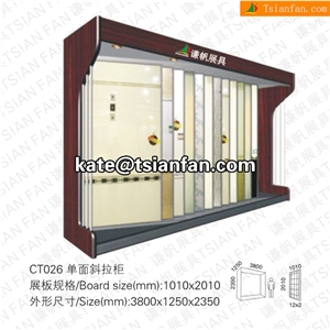 Ct026 Metel Display Rack Show Cases for Porcelain Tiles