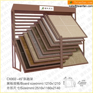 Cx002 Sliding Floor Tile Ceramic Tile Stone Display Stand Rack