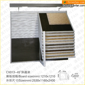 Cx013 Demountable Wall Tile Floor Tile Display Stand Rack