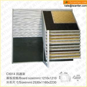 Cx014 Metal Display Stand for Stone Tiles Mosaic and Floor